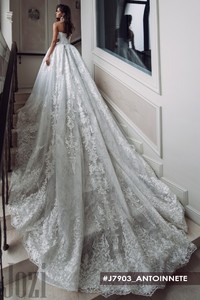 Свадебное платье Антуанетта     <li>
        <span>Силуэт:</span>
        <b>
                                                                        Пышное                </b>
    </li>
,     <li>
        <span>Особенности:</span>
        <b>
                                                                                                    Кружевные, Со шлейфом                </b>
    </li>
