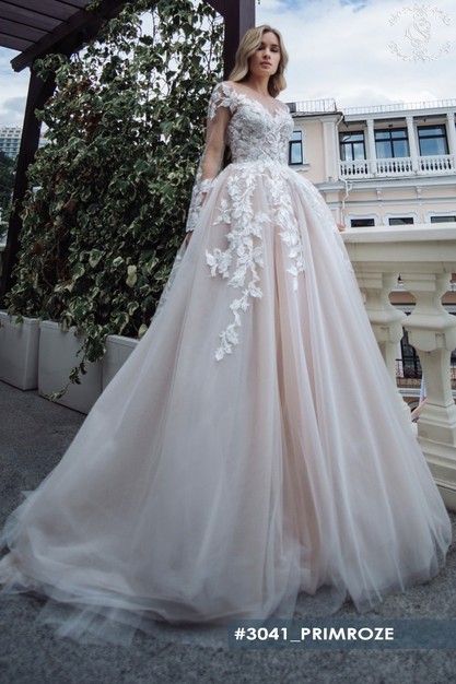 Gabbiano. Свадебное платье Примроуз. Коллекция CRYSTAL WORLD 